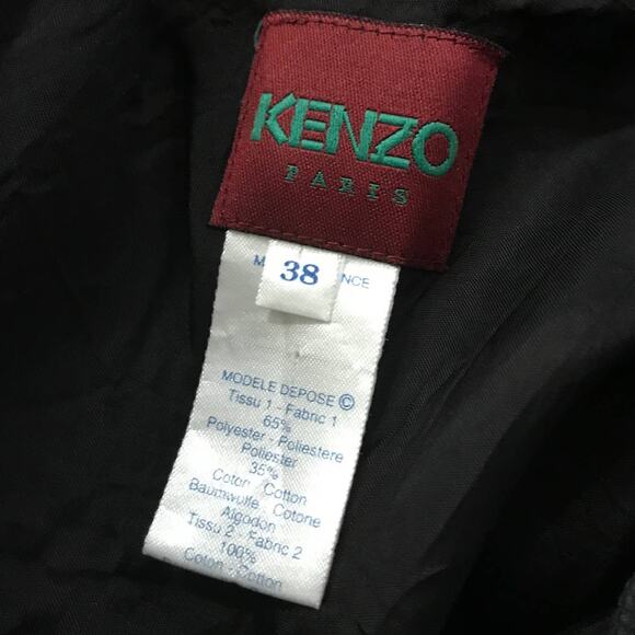 Kenzo Black Flounce Mini Skirt - Picture 6 of 9